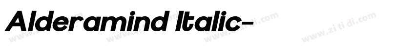Alderamind Italic字体转换 Alderamind Italic字体转换